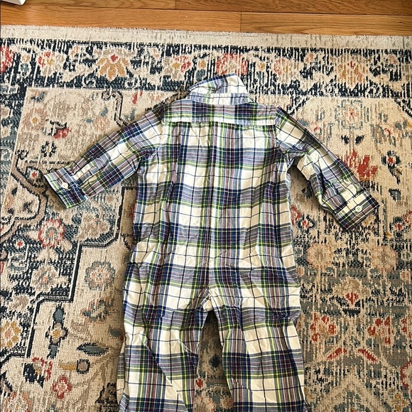Baby Gap Lined Plaid Baby Onesie - Picture 3 of 4
